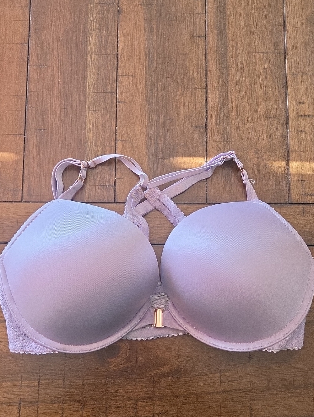 Victoria's Secret Light Purple Lace-RacerBack Bombshell Push-Up Bra - 34D